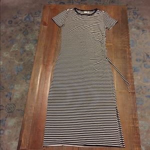 NWOT Gap dress Black striped T-shirt Dress X-Small